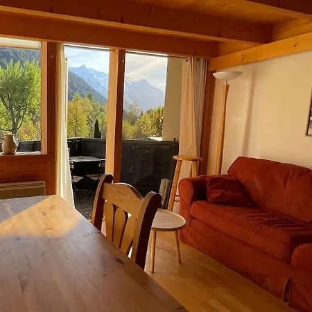 Duplex 4 Pers Vue Montblanc , Grands Montets 샤모니